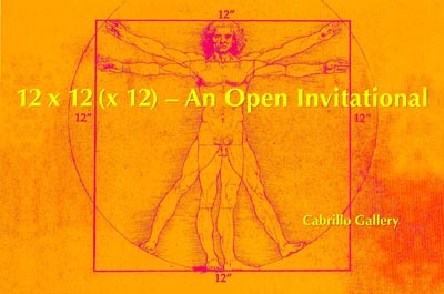 12 x 12 @ Cabrillo Gallery – reception Sat. Oct. 5, 4pm